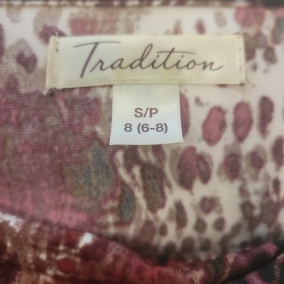 Tradition Cowl Neck Blouse With Buckle Decor At Neck Soft And Trendy S (6 _8 ) - Picture 3 of 6